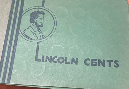Collector's lot penny book cover featuring Lincoln Cents design.
