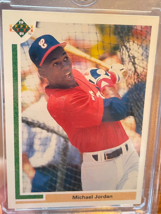 1991 Upper Deck #SP1 Michael Jordan RC Rookie Chicago White Sox trading card