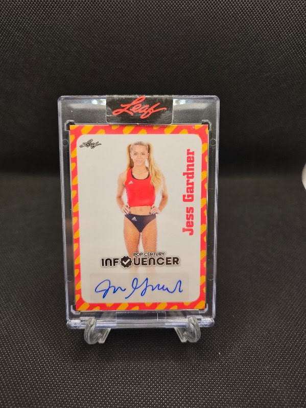 2023 Leaf Pop Century Jess Gardner Influencer Gymnastics Autograph Card 157/507
