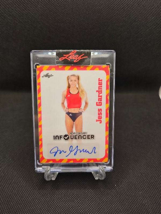 2023 Leaf Pop Century Jess Gardner Influencer Gymnastics Autograph Card 157/507
