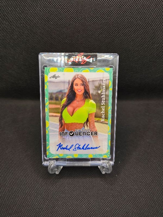 2023 Leaf Pop Century Rachel Stuhlmann influencer tennis autograph card 45/610.
