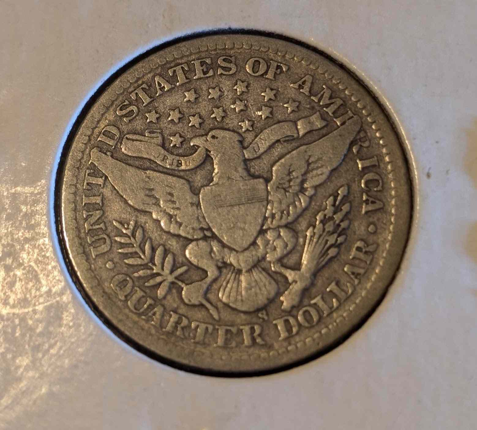 1892 Barber Quarter showcasing historic craftsmanship and design.