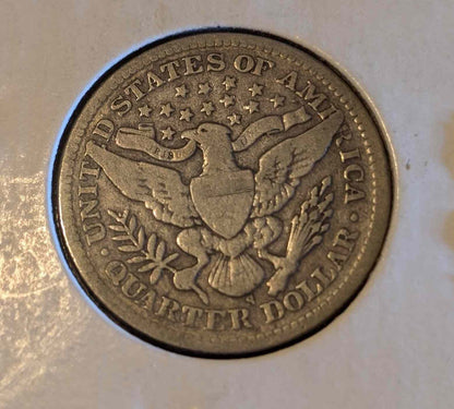 1892 Barber Quarter showcasing historic craftsmanship and design.