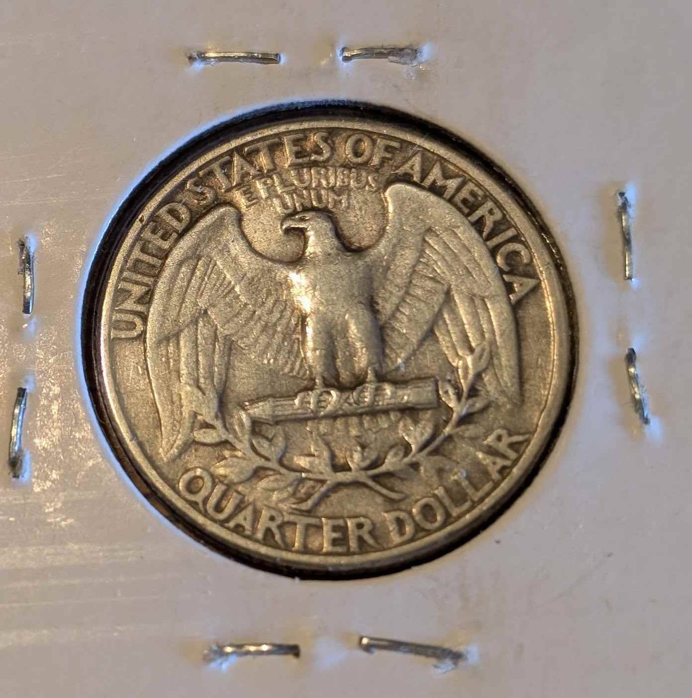 1932 Washington Quarter with bald eagle, 90% silver coin, collectible.