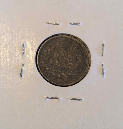1863 Indian Head Cent coin with intricate design and excellent details.