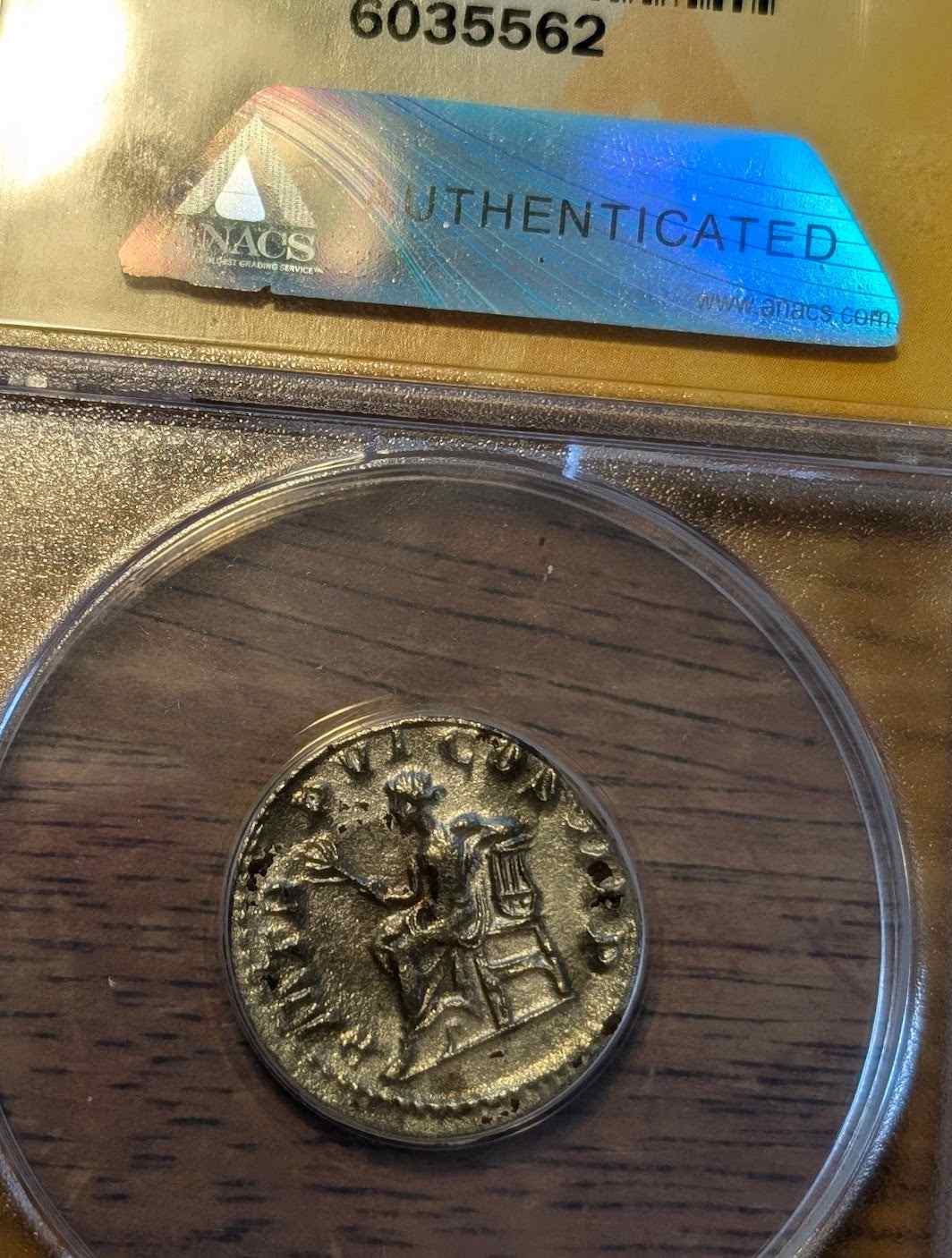 Roman Gordian III Antoninianus coin from Rome Mint, VF30 condition, authenticated.