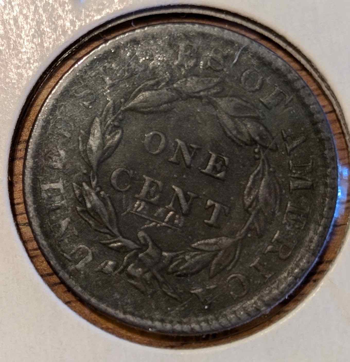 1833 Matron Head Large Cent coin showcasing intricate detailing and historical craftsmanship.