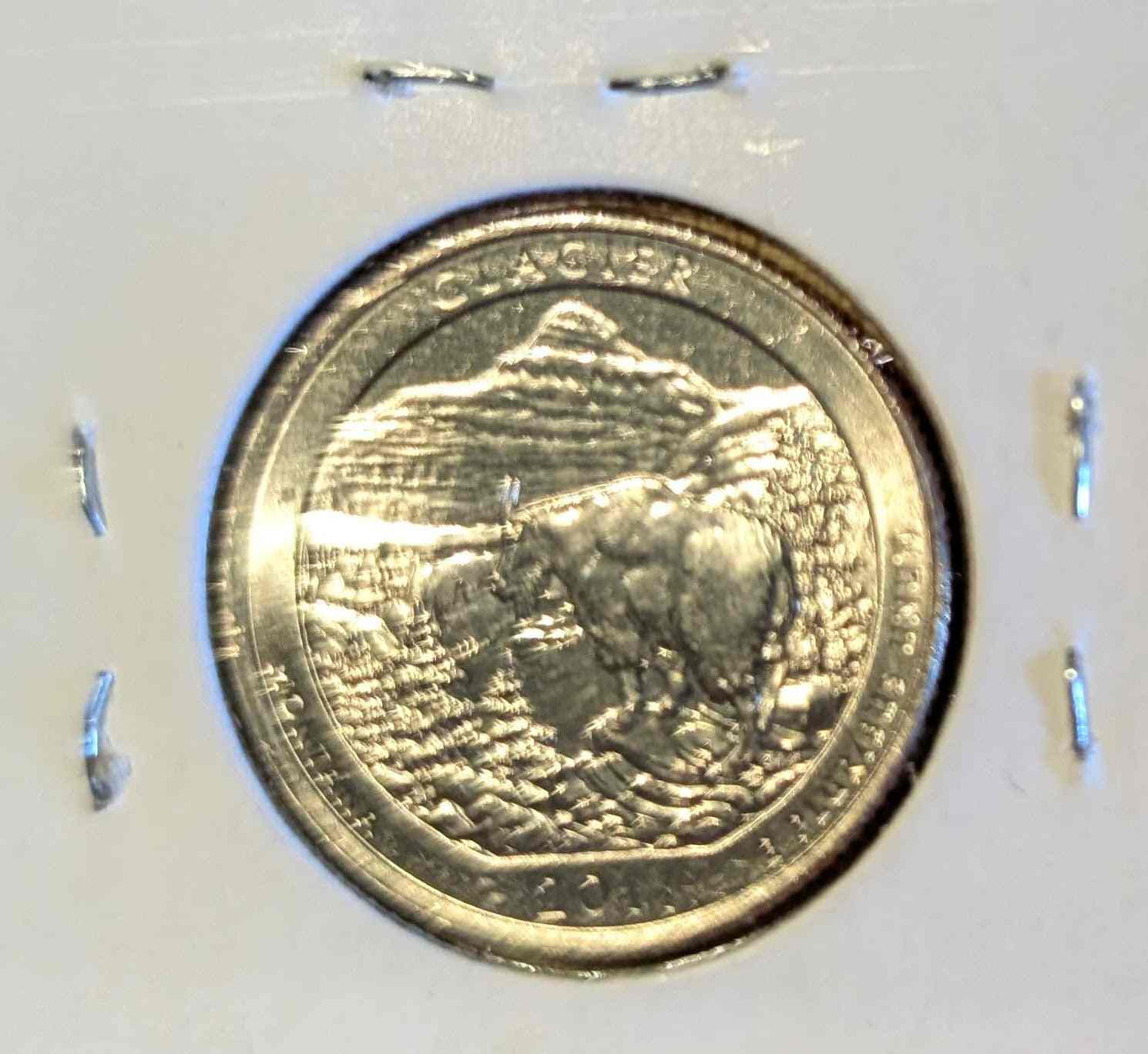 2011 P Glacier Quarter in mint state, ideal for collectors.