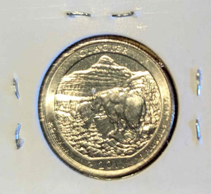 2011 P Glacier Quarter in mint state, ideal for collectors.