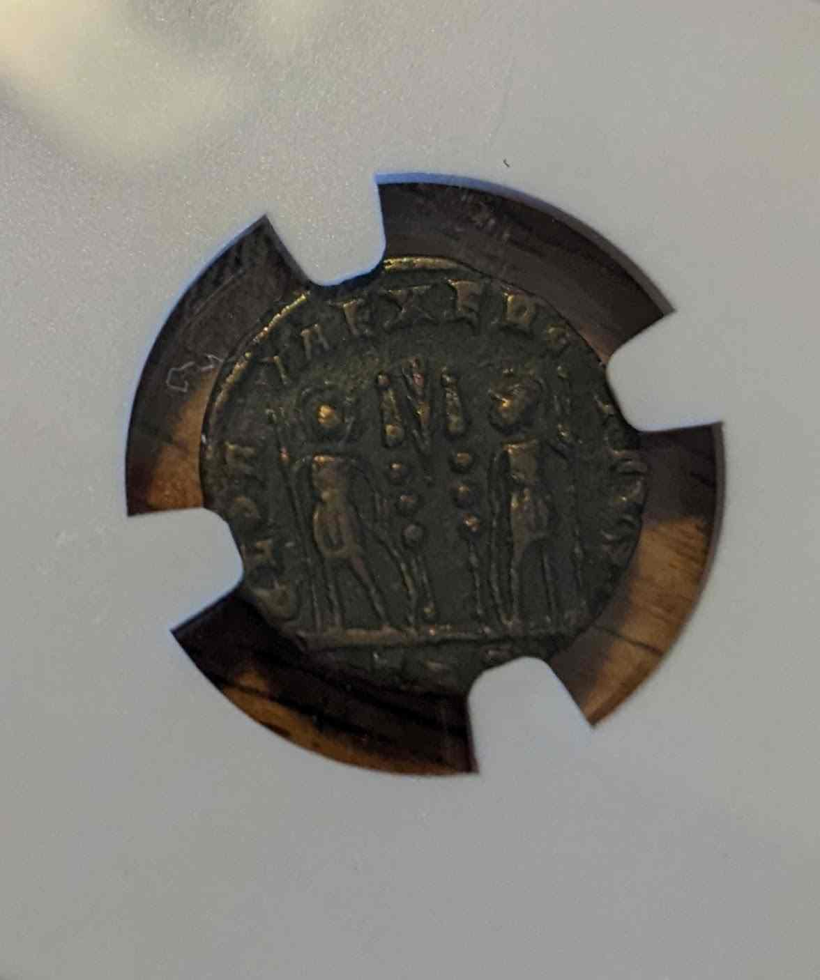 Roman coin of Constantine II as Caesar, 337-340 AD, VF35 grade, 2.25g.