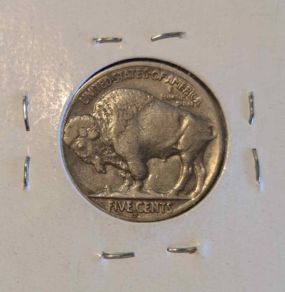 1936 S Buffalo Nickel in very fine condition, valuable for coin collectors and history enthusiasts.