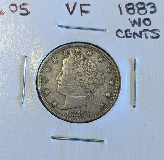 1883 Liberty Head Nickel (no cents) coin for collectors, featuring Liberty's profile surrounded by stars.
