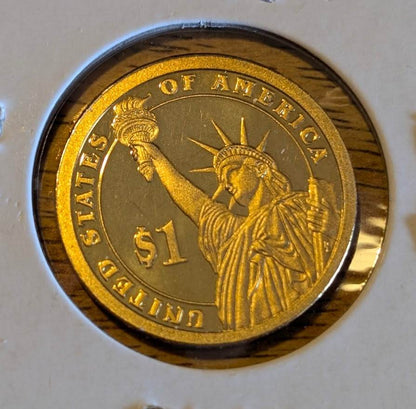 Hayes Presidential Dollar - Proof coin featuring Rutherford B. Hayes.