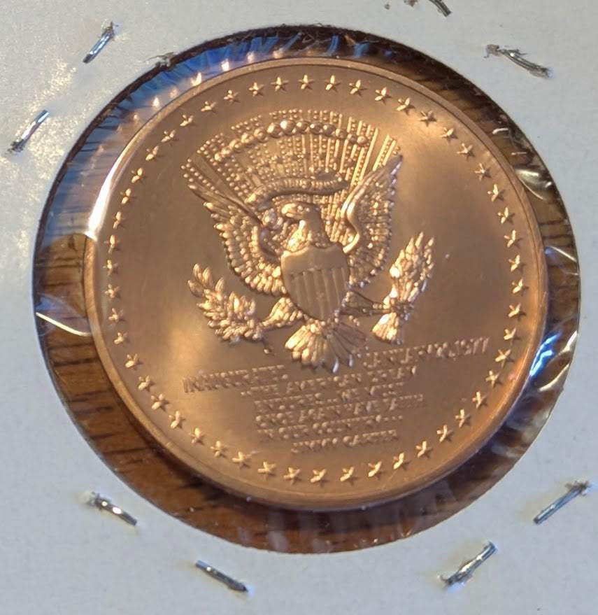 President Jimmy Carter Bronze Medal US Mint
