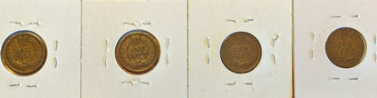 24hr Auction Item: 1894, 1889, 1905, & 1907 Indian Head Cents (Lot of 4 Coins)
