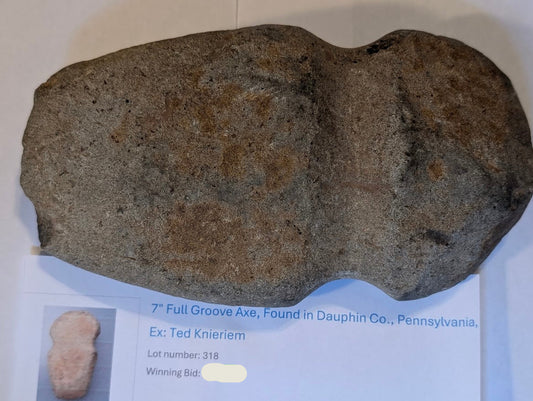 7-inch Full Groove Axe from Dauphin County, Pennsylvania, Ted Knieriem Collection.