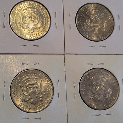 Kennedy Half Dollar Mini-Set (1973, 1980-P, 1989, 2023-D)