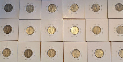 Mercury Dime 20-Coin Set (1920–1944)