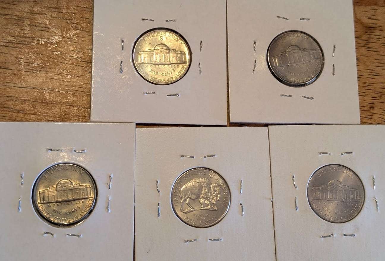 Jefferson Nickel Mini-Set (1943–2006)