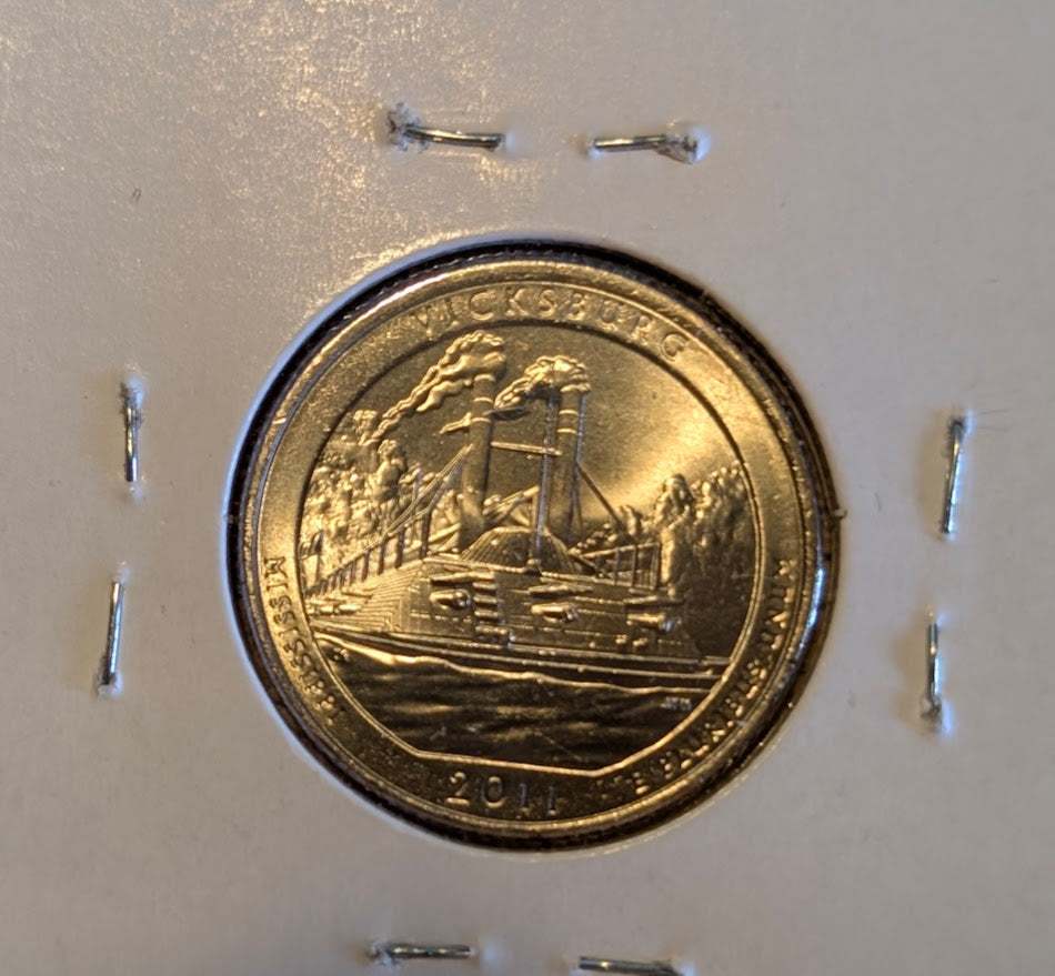 2011-P Vicksburg National Military Park Quarter – Uncirculated