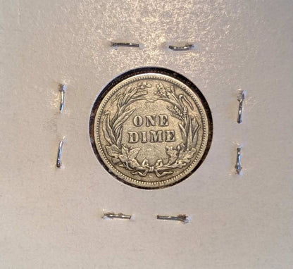 1909 Barber Dime - EF-40 Grade - Extremely Fine Condition