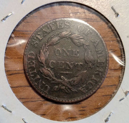 1826 Coronet Head Large Cent – Obverse showing Liberty portrait, stars, and date