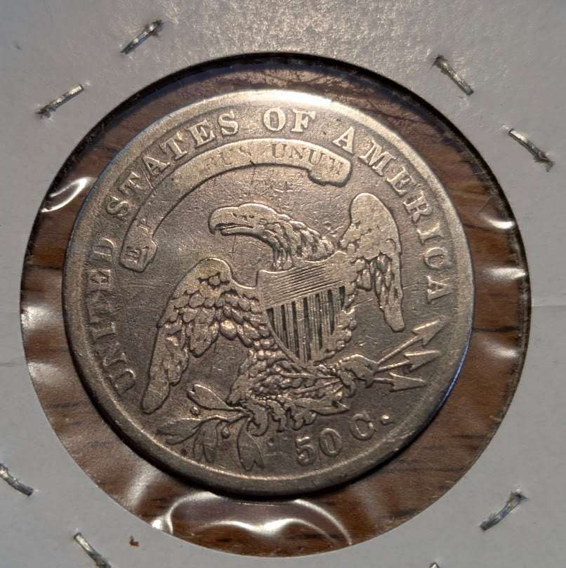 1834 Capped Bust Half Dollar 50¢ Silver Coin – Fine Detail