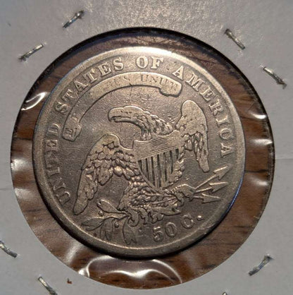 1834 Capped Bust Half Dollar 50¢ Silver Coin – Fine Detail