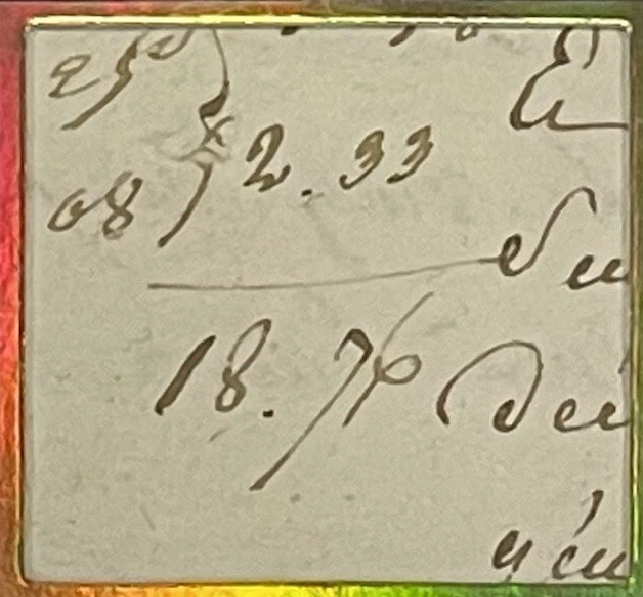 James Buchanan Handwritten – “Pieces of the Past” 1800s Edition – Authentic Presidential Ledger Fragment