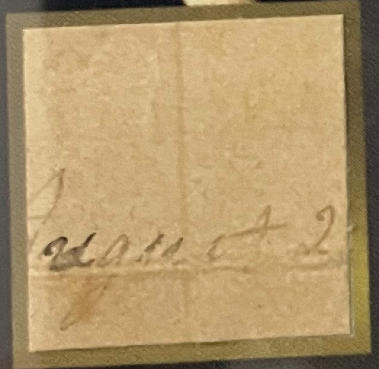 Authentic Abraham Lincoln handwritten manuscript fragment dated August 2 on vintage paper