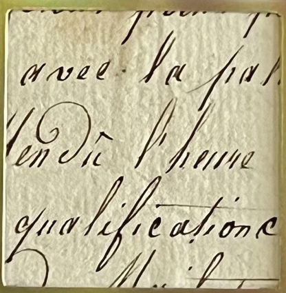 Napoleon Bonaparte – 1800s French Manuscript Fragment Possible Recommendation Document – Bold Handwritten Relic