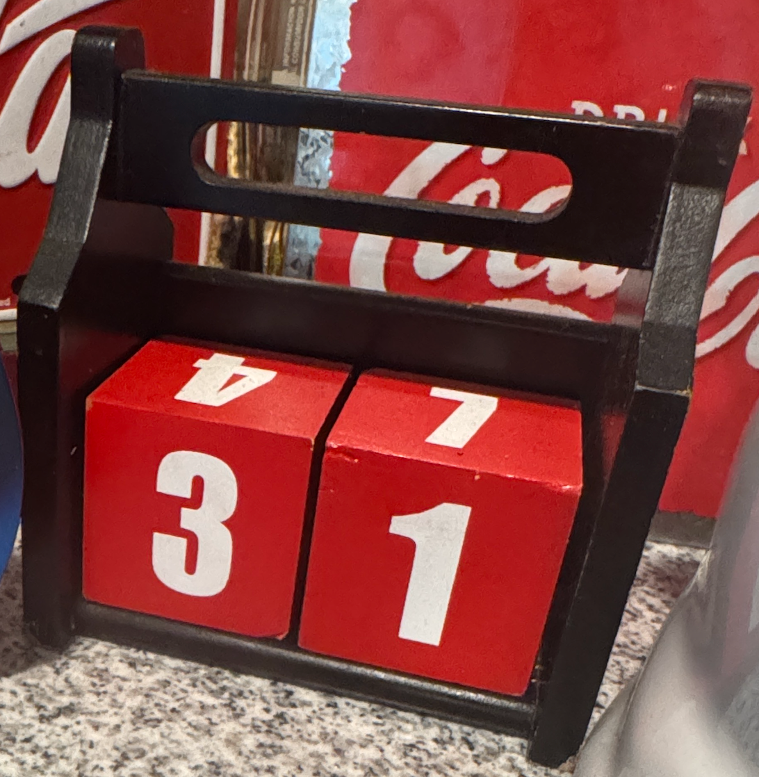 Vintage Coca-Cola Perpetual Calendar – Classic Coke Desk Calendar
