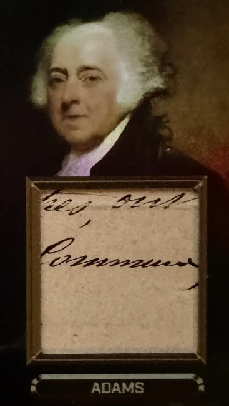 George Washington & John Adams Dual Handwritten Manuscript Relic – Founding Fathers Authentic Writing Fragments