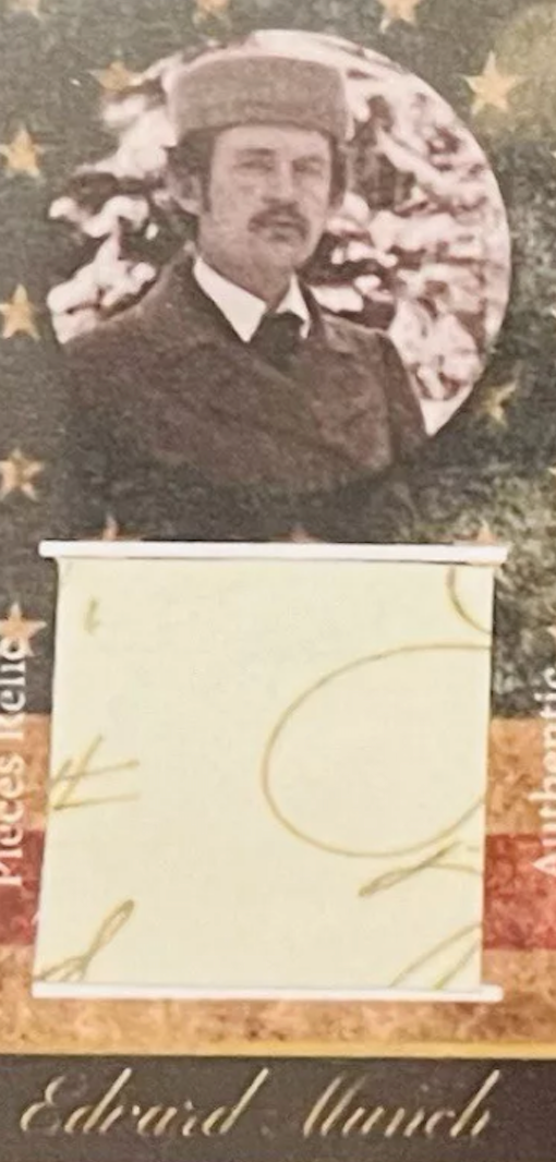 2022 Pieces of the Past Supercharged Edition 6-Way Painters Manuscript Relic – Van Gogh / Picasso / Monet
