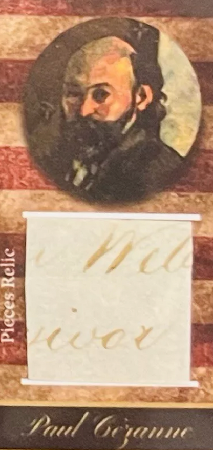 2022 Pieces of the Past Supercharged Edition 6-Way Painters Manuscript Relic – Van Gogh / Picasso / Monet