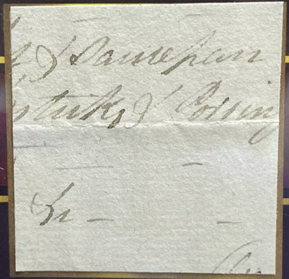 Alexander Hamilton Eternal Authentic Relic card in encapsulation