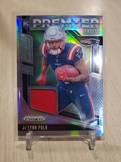 Ja'Lynn Polk 2024 Panini Prizm Jersey RC trading card.