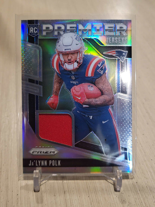 Ja'Lynn Polk 2024 Panini Prizm Jersey RC trading card.