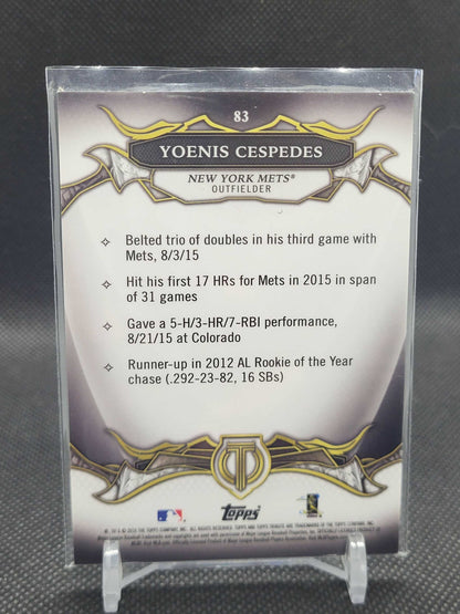 Yoenis Cespedes 2016 Topps Tribute card