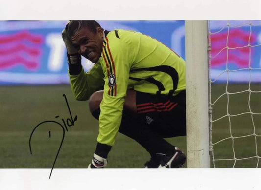 Dida AC Milan signed photo, 11x8 inches, obtained in Berlin 2011.