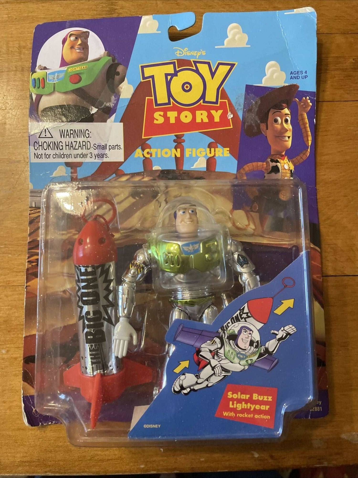 Toy Story Action Figure Solar Buzz Lightyear collectible.