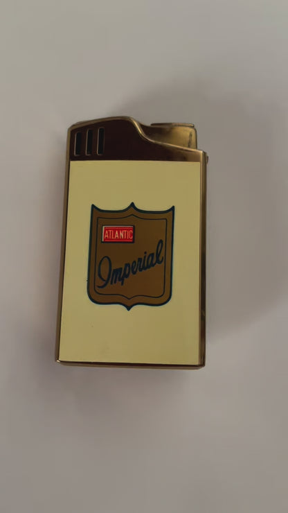 RARE Deluxe Atlantic Red Musical Lighter in Original Box