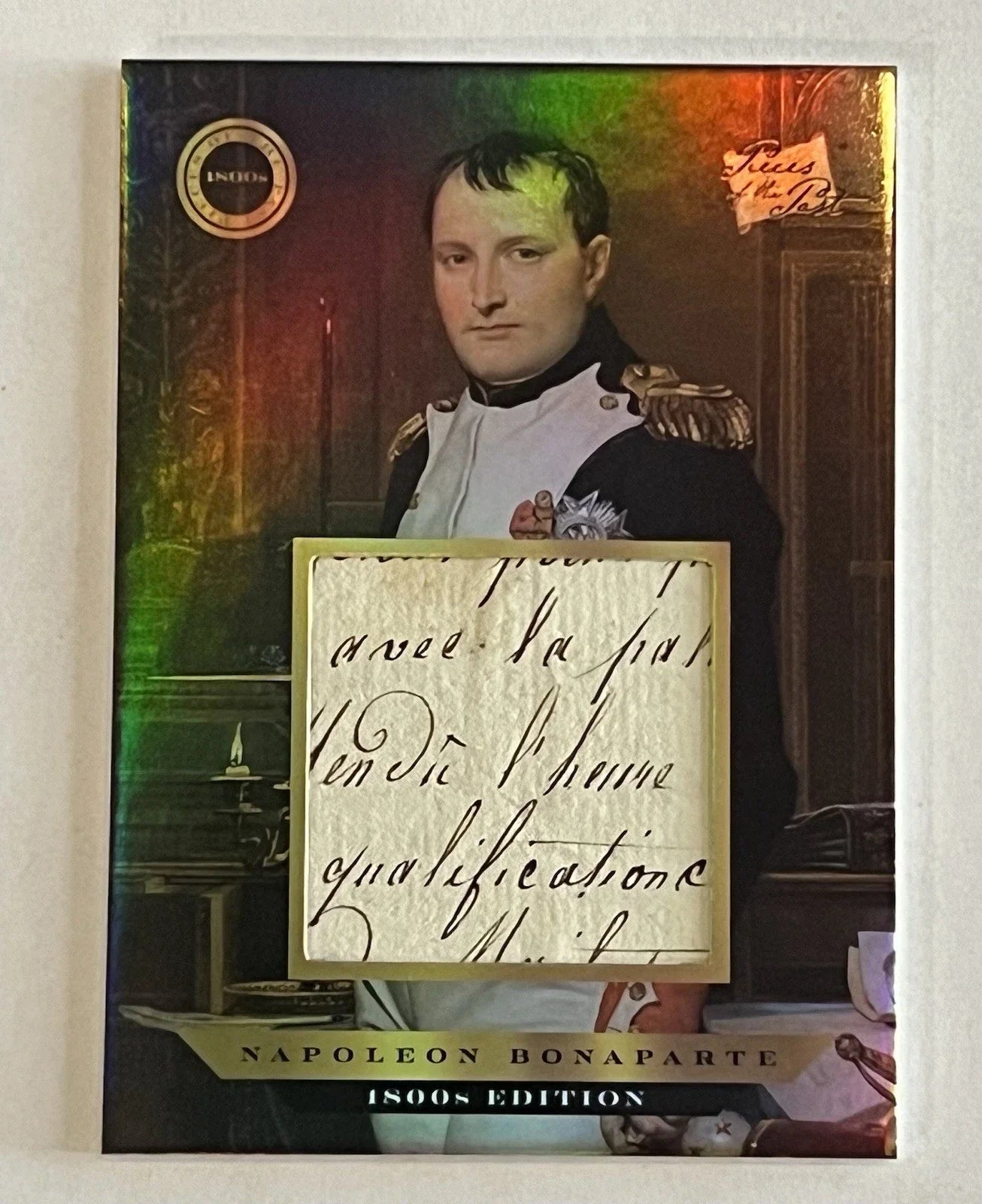 Napoleon Bonaparte French manuscript fragment 1800s handwritten document relic