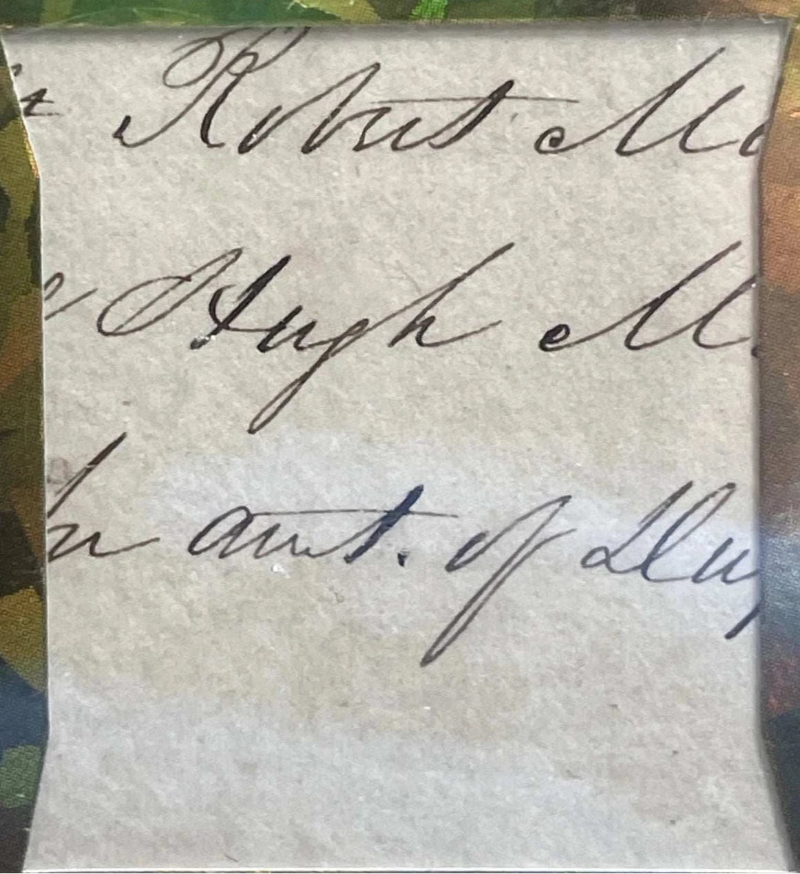 John Tyler Authentic Handwritten Relic – 10th U.S. President – Pieces of the Past Jumbo Card