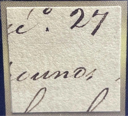 John Adams “Pieces of the Past” Relic Card (Handwritten Document Fragment)