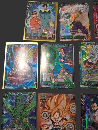 Dragon Ball Super SR / Promo Lot (BT10–BT11 Era) – Beerus, Vegeta, Piccolo, Whis + More