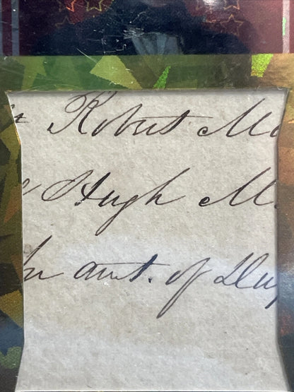 Zachary Taylor Handwritten Letter Fragment — Authentic History Relic (12th U.S. President)