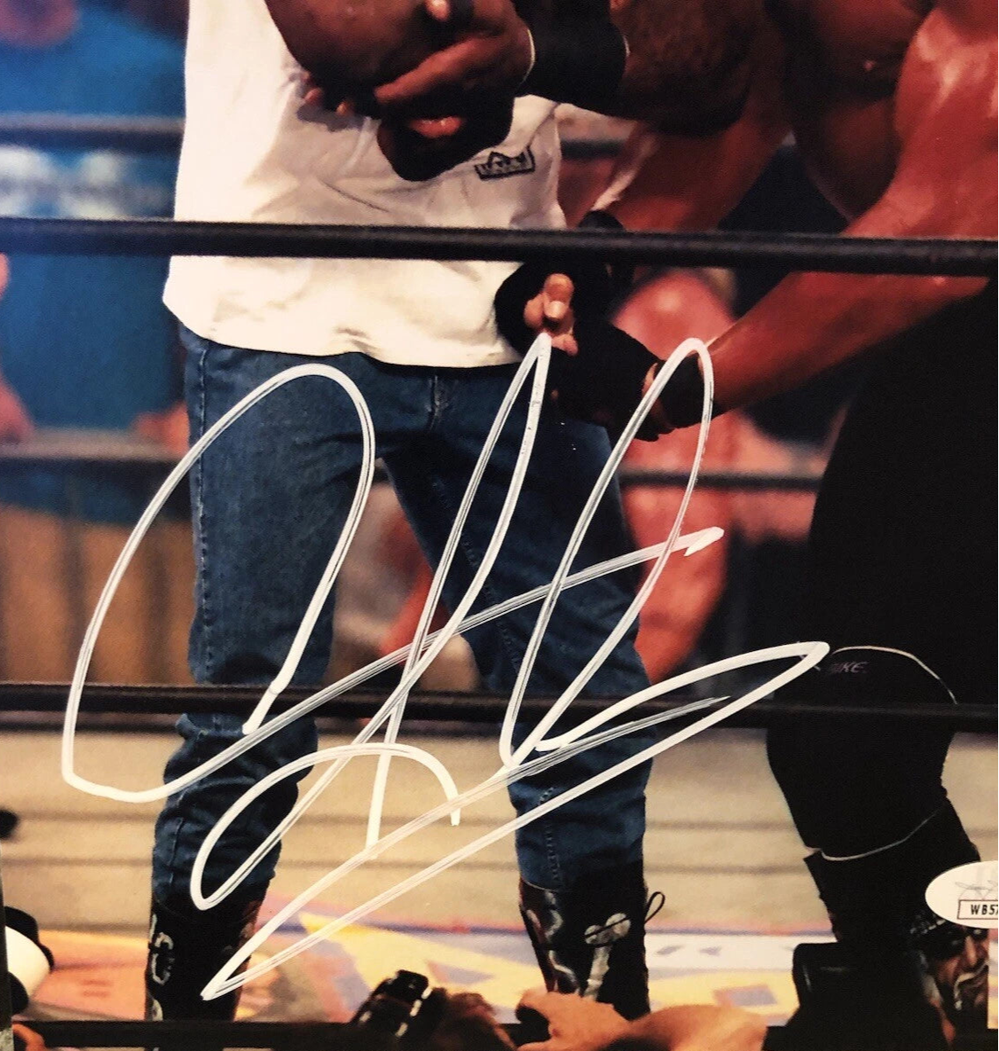 WCW Dennis Rodman (Signed!) / Hulk Hogan 8x10 Photo! - Authenticated by JSA