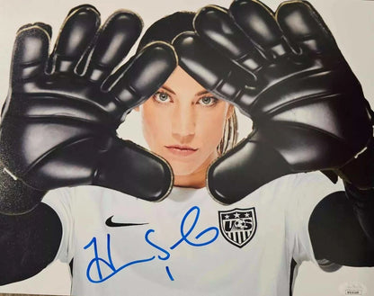 Hope Solo Signed Photo Lot (3) – PSA/DNA & JSA Authenticated – USWNT Legend