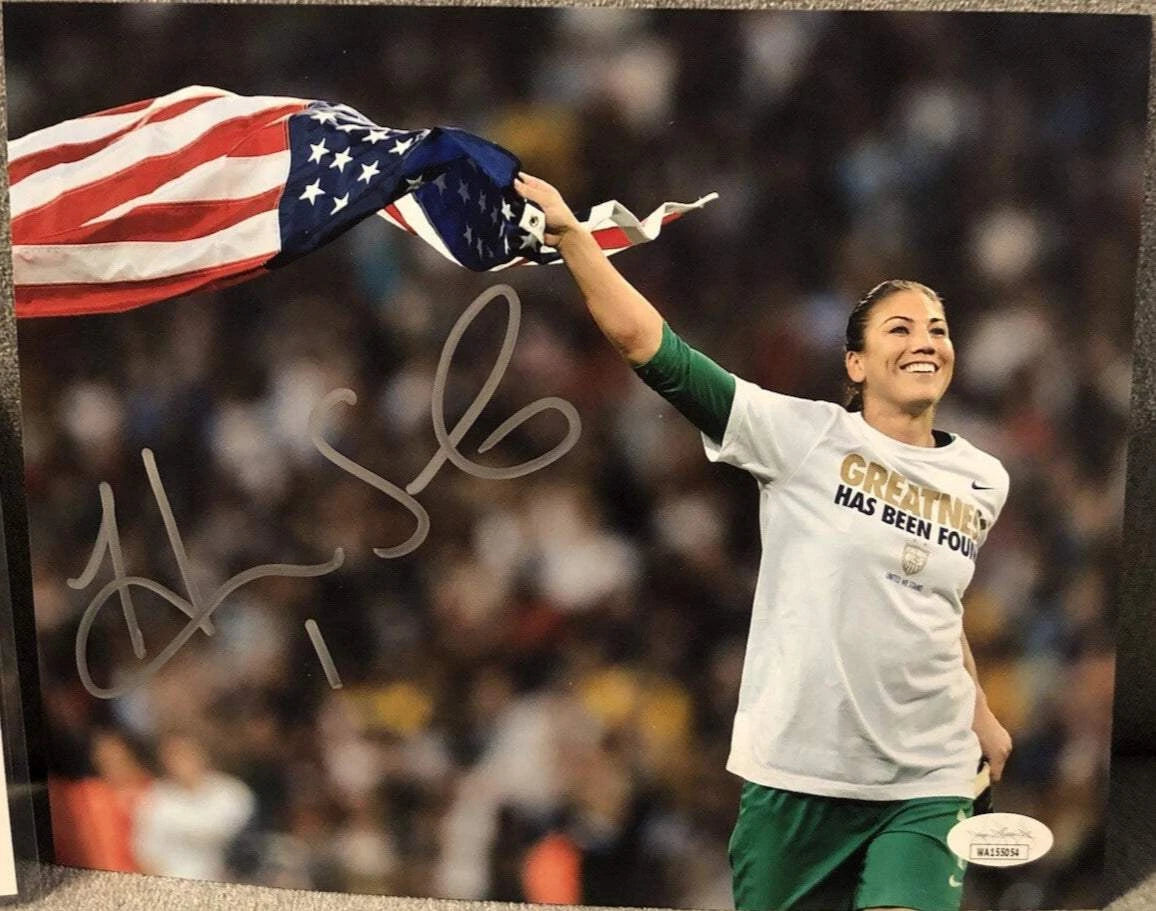 Hope Solo Signed Photo Lot (3) – PSA/DNA & JSA Authenticated – USWNT Legend